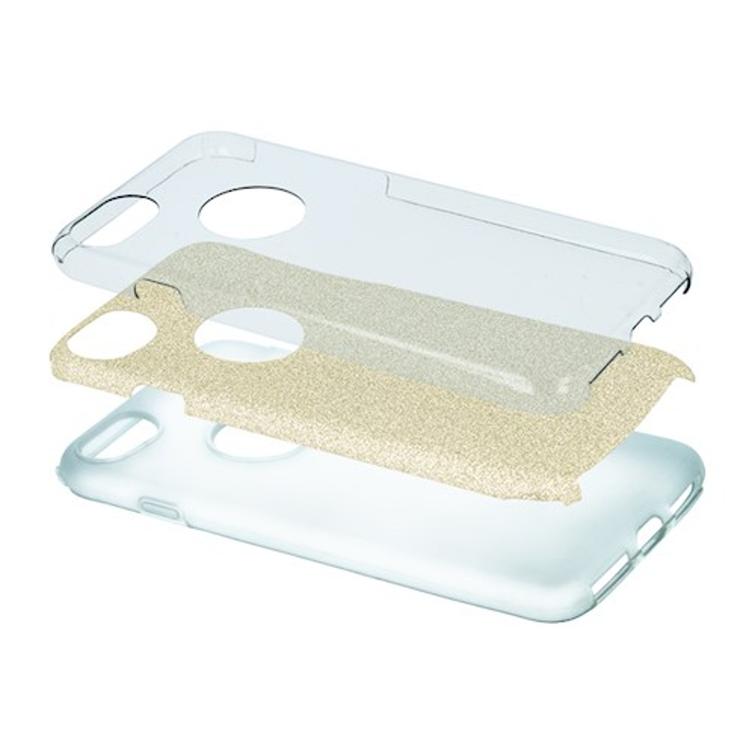 Glitter 3in1 -suojakuori Xiaomi Redmi Note 14 Pro Plus 5G:lle (maailmanlaajuinen), kulta