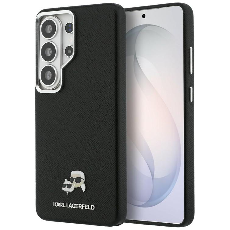 Karl Lagerfeld case Saffiano KC Metal Logo MagSafe for Samsung Galaxy S26 Ultra black