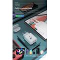WALL CHARGER T-PHOX GLORY 45W USB/USB-C WHITE