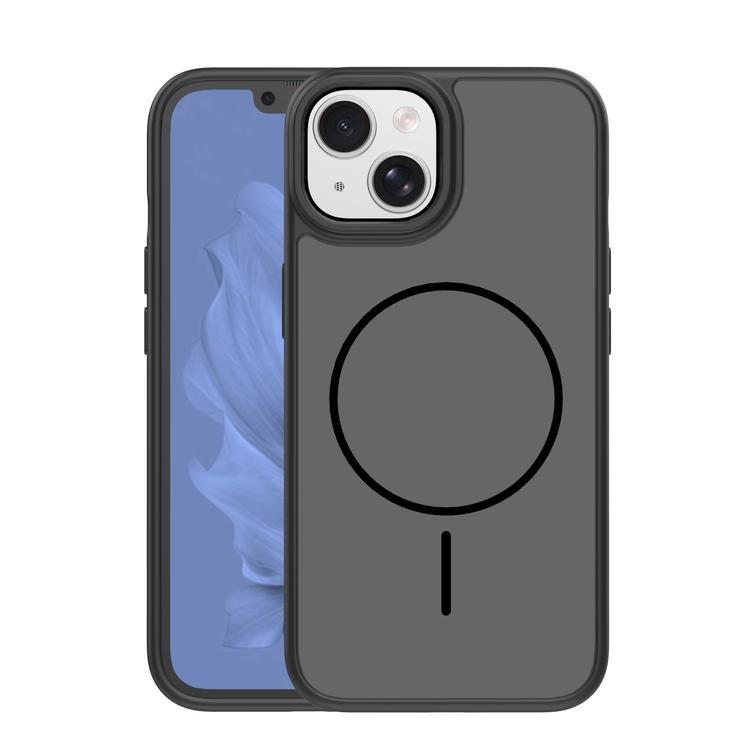 Frame Thin Mag -suojakuori iPhone 15 6,1":lle, musta