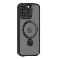 Comma-suojakuori Joy Shark Mag iPhone 15 Pro Maxille, musta