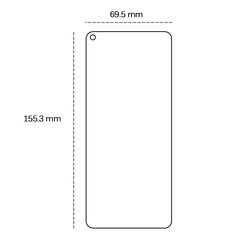 Karkaistu lasi 2,5D Samsung Galaxy A11 / M11:lle