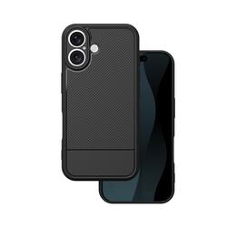 Simple Carbon case for iPhone 16 6,1" black