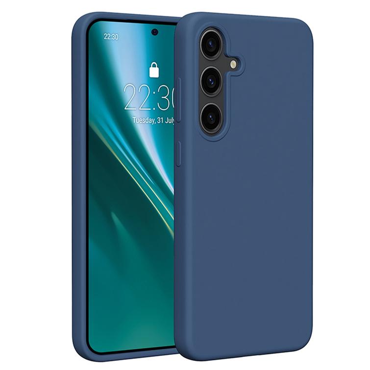 Etteri-silikonikuori Samsung Galaxy S24 Plus -puhelimelle, tummansininen