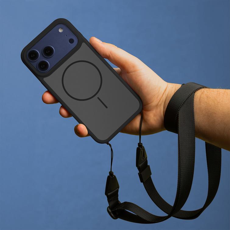 Frame Thin Mag -suojakuori iPhone 17 Air 6,6":lle, musta