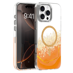 Epoxy Mag case for iPhone 16 Pro 6,3" orange
