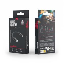 Maxlife adapter audio MXJL-02 jack 3,5 mm - Lightning black