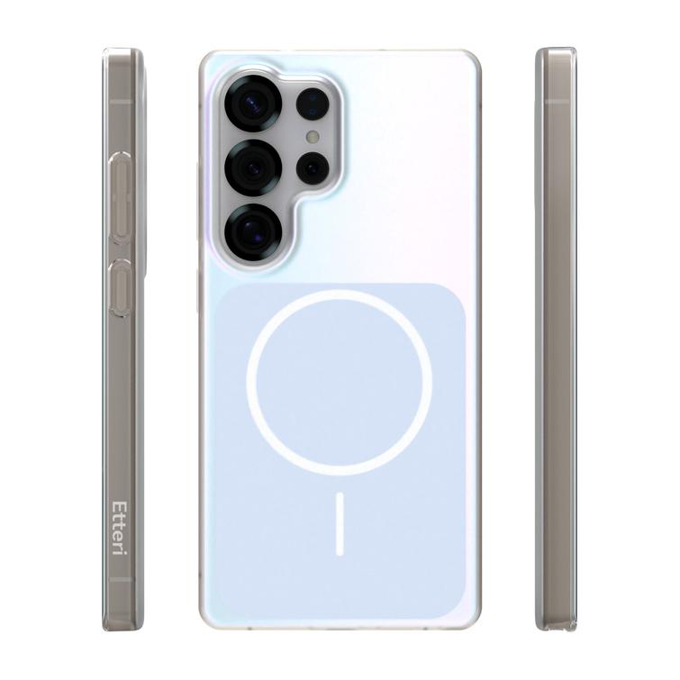 Etteri Hidden Pearl case for Samsung Galaxy S25 Ultra light blue