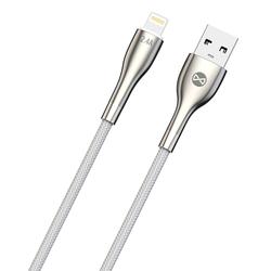 Forever Sleek USB-kaapeli - Lightning 1,0 m 2.4A valkoinen