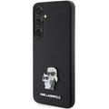 Karl Lagerfeld case for Samsung Galaxy S24 Plus KLHCS24MPSAKCMPK black HC SAFFIANO KC PIN