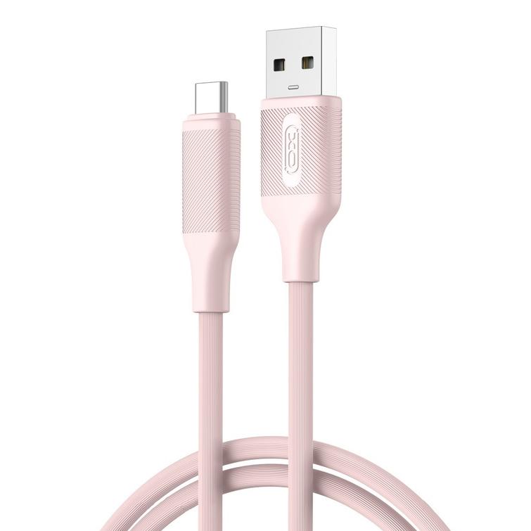 XO-kaapeli NB265 USB - USB-C 1,0m 3A różowy