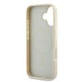 Guess GUHMP16SPGHSMME iPhone 16 beżowy/beige hardcase Grained Ring MagSafe