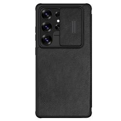 NILLKIN QIN PRO LEATHER CASE SAMSUNG S25 ULTRA BLACK