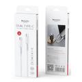 YESIDO CABLE CA154 PD 60W TYPE-C/TYPE-C 1M PVC 3A WHITE