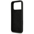 Guess Silicone Big 4G Script -suojakuori iPhone 17 Pro Maxille, musta