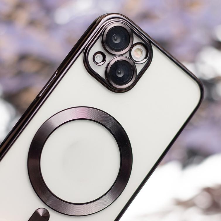 Color Chrome Mag -suojakuori Xiaomi Redmi 15 4G EU / 15 5G EU -puhelimelle (171,08 x 82,05 x 8,55) musta