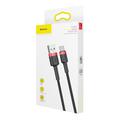 Baseus-kaapeli Cafule USB - USB-C 1,0 m 3A puna-musta