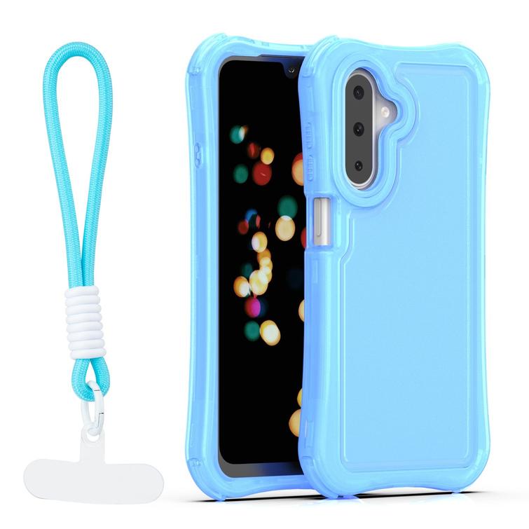 Safepop case with strap for Samsung Galaxy A17 4G / A17 5G / A26 5G blue