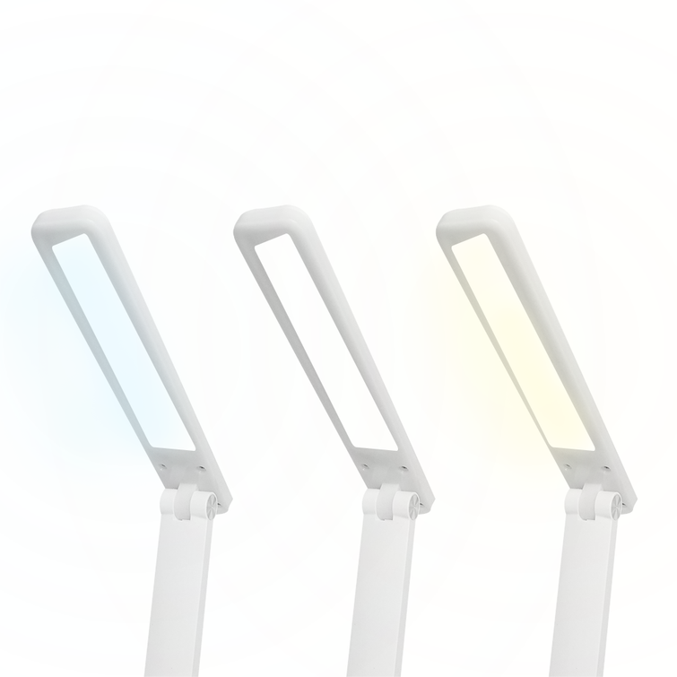 LED-pöytävalaisin 3W, 3000/4500/6000K, säädettävä, 1200mAh, valkoinen, LTC
