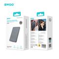 BWOO Ultraohut Varavirtalähde 5000mAh Magneettisella Latauksella P79 Harmaa