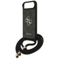 Guess 4G Big Logo Cord Stap -olkalaukku iPhone Airille, musta