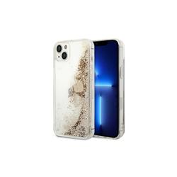 Guess-kotelo iPhone 14 Plus 6,7" GUOHCP14MGLHFLGO kulta HC nestem&auml;iset glitterkoristeet