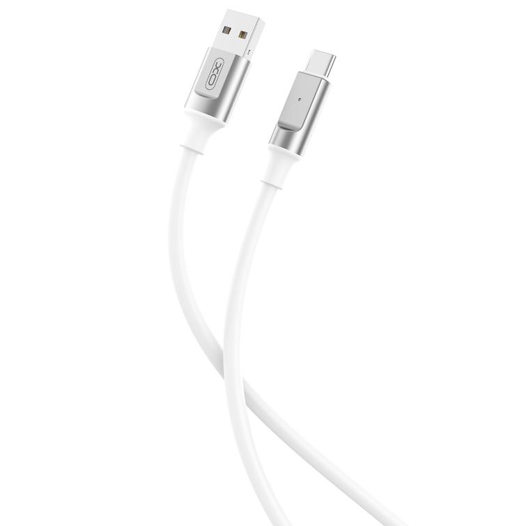 XO-kaapeli NB251 USB - USB-C 1,0 m 6A valkoinen