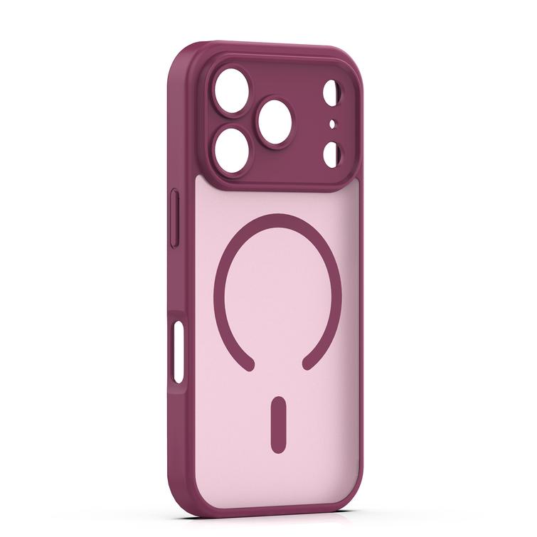 Mag Matt viininpunainen kamerasuojalla kuori iPhone 17 Pro / 18 Pro 6,3'' -mallille