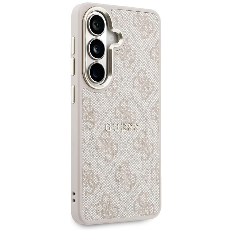 Guess case 4G Embossed Ring MagSafe for Samsung Galaxy S26 pink