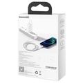 Baseus Superior USB - Lightning -kaapeli 1,0 m 2,4A valkoinen