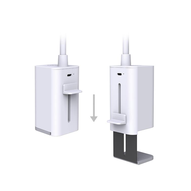 Pöytävalaisin LED 6W klipsillä PURE FLB-10 KIRSTEN valkoinen Forever Light