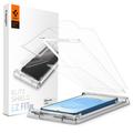 Spigen Elite Shield "Ez Fit" Samsung Galaxy S25:lle, kirkas