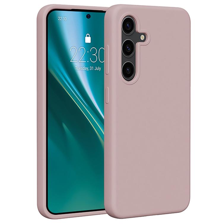 Etteri silikonikotelo Samsung Galaxy S24 vaaleanpunaiselle