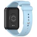 SILICONE STRAP MI BAND 8 PRO /M8 PRO (4). LIGHT BLUE