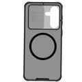 Nillkin CamShield Pro Magnetic Case Samsung Galaxy A57 5G:lle, l&auml;pin&auml;kyv&auml; musta