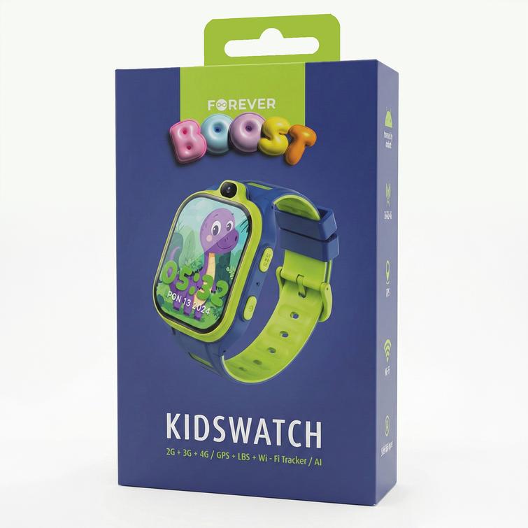 Forever &Auml;lykello GPS WiFi 4G Kids Boost KW-530 Sininen