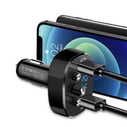 XO transmitter FM BCC02 Bluetooth MP3 car charger 15W black