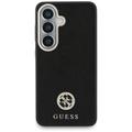 Guess case Rhinestone Round Logo MagSafe for Samsung Galaxy S26 black