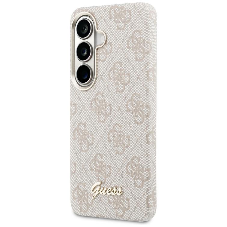 Guess case 4G Script MagSafe for Samsung Galaxy S26 pink