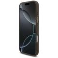 Guess 4G Big 4G Classic Logo Big Strap Metal Buttons -suojakuori iPhone 17 Pro Maxille, ruskea