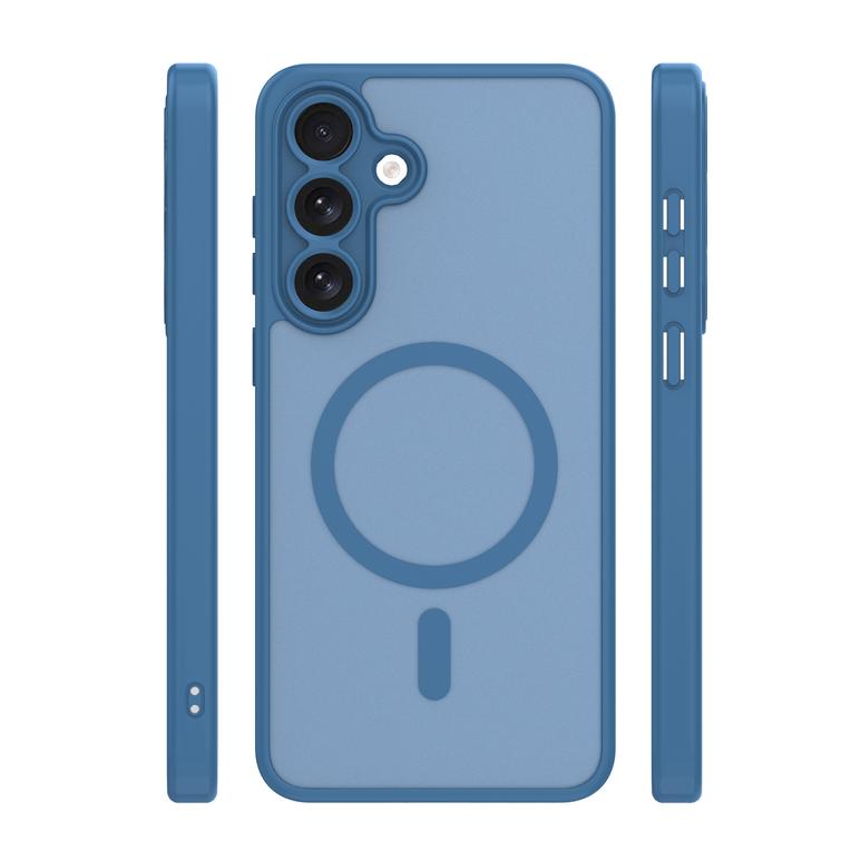 Mag Matt case for Samsung Galaxy S24 / S25 dark blue big hole