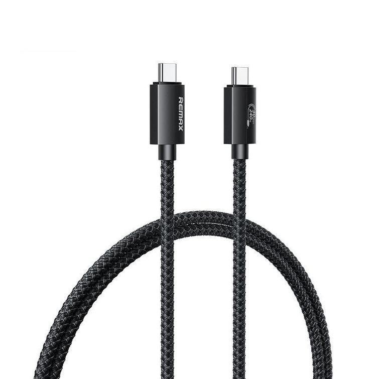 CABLE REMAX LADON SERIES 240W RC-C039 USB 4.0 USB-C/USB-C 1M BLACK
