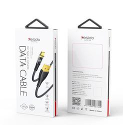 YESIDO CABLE CA104 18W USB/TYPE-C 1,2M PVC 2A BLACK