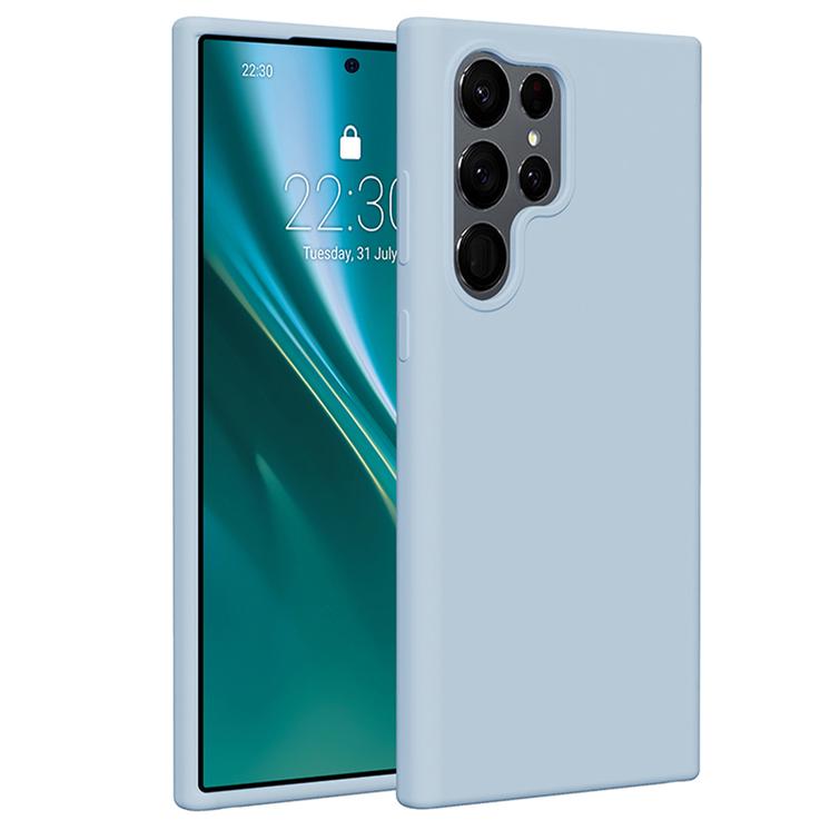 Etteri silikonikotelo Samsung Galaxy S23 Ultra vaaleansiniselle