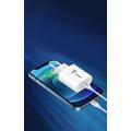 WALL CHARGER T-PHOX ISPEED 20W USB-C/LIGHTNING CABLE WHITE