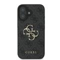 Guess iPhone 16 6,1" suojakuori GUHCP16S4GMGGR 4G:lle, iso logo, musta
