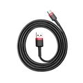 Baseus-kaapeli Cafule USB - USB-C 1,0 m 3A puna-musta