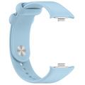 SILICONE STRAP MI BAND 8 PRO /M8 PRO (4). LIGHT BLUE
