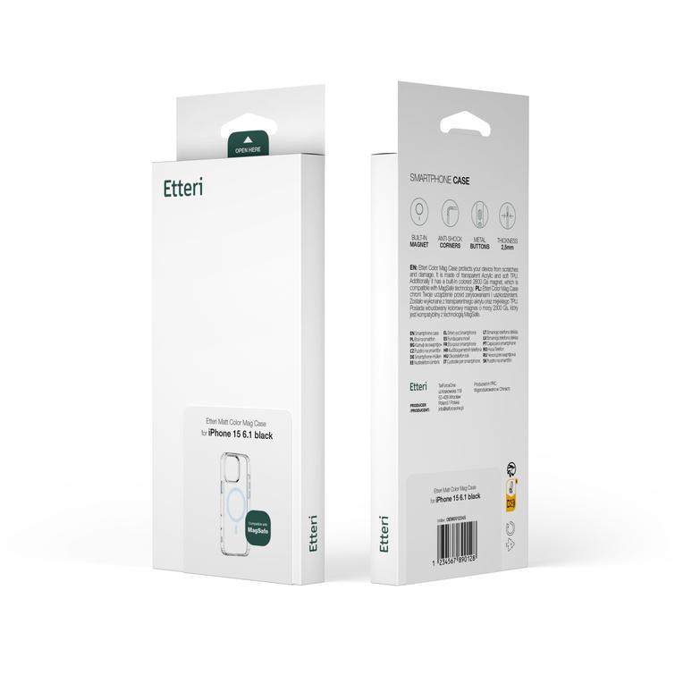 Etteri Color Mag -suojakuori iPhone 16 Plus 6,7":lle, vaaleansininen