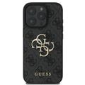 Guess iPhone 16 Pro 6,3" suojakuori GUHCP16L4GMGGR 4G:lle, iso logo, musta
